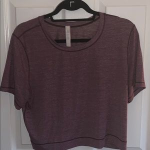 Lululemon Cropped Workout Tee